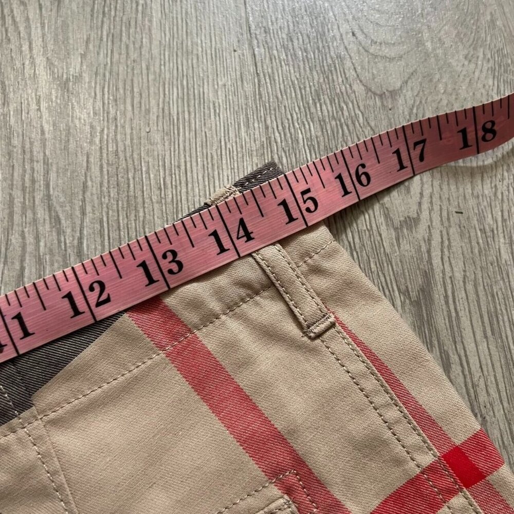 Burberry Cotton Classic Plaid Shorts W 30 Unisex Kids 14Y Women S also W 30 - Picture 10 of 10